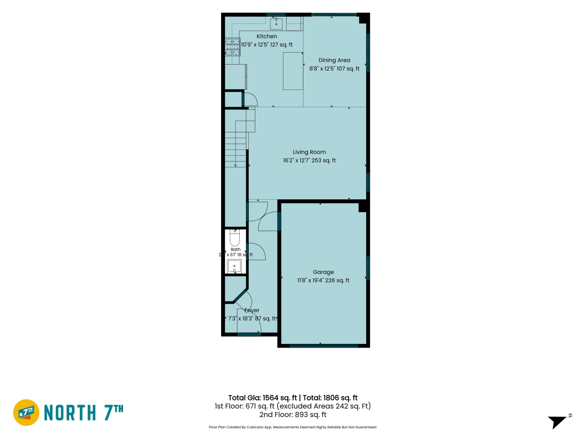 65 Connaught Ct — 1st Floor (Dimensions)